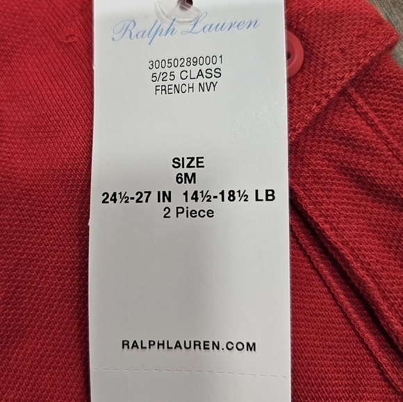 Ralph Lauren 2 Piece Cargo Short Set, NWT - Picture 11 of 12